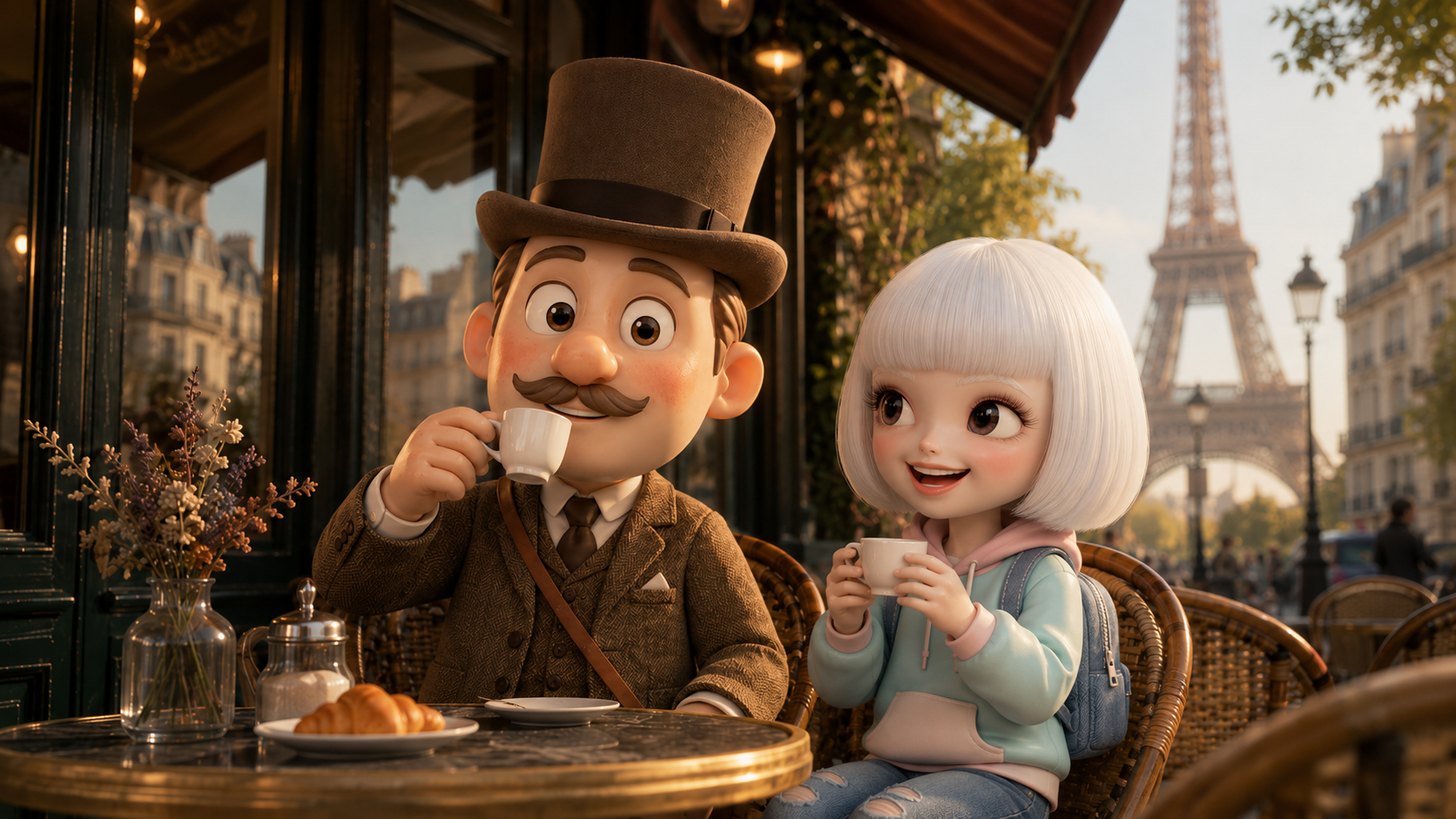 Phileas and Fogg together